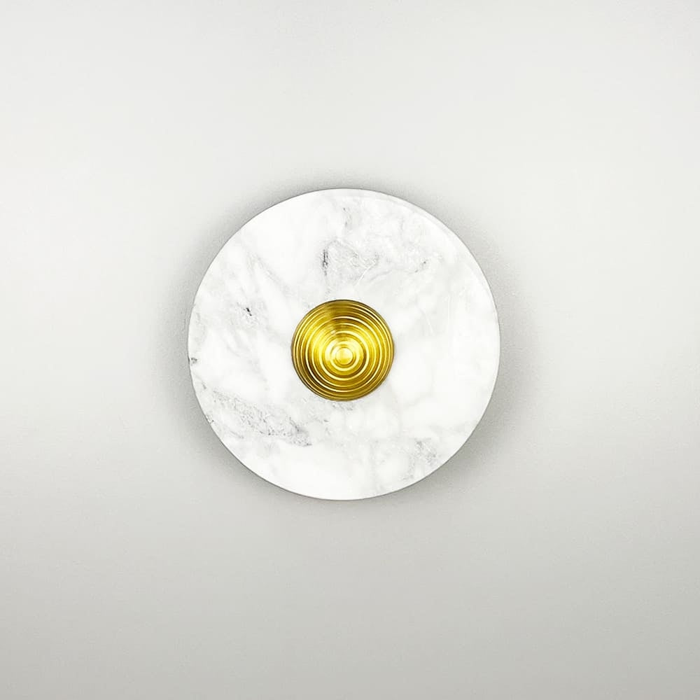 Настінний світильник Disk marble D200 Led 4.5W 4000K Gold + White 250218-200001464