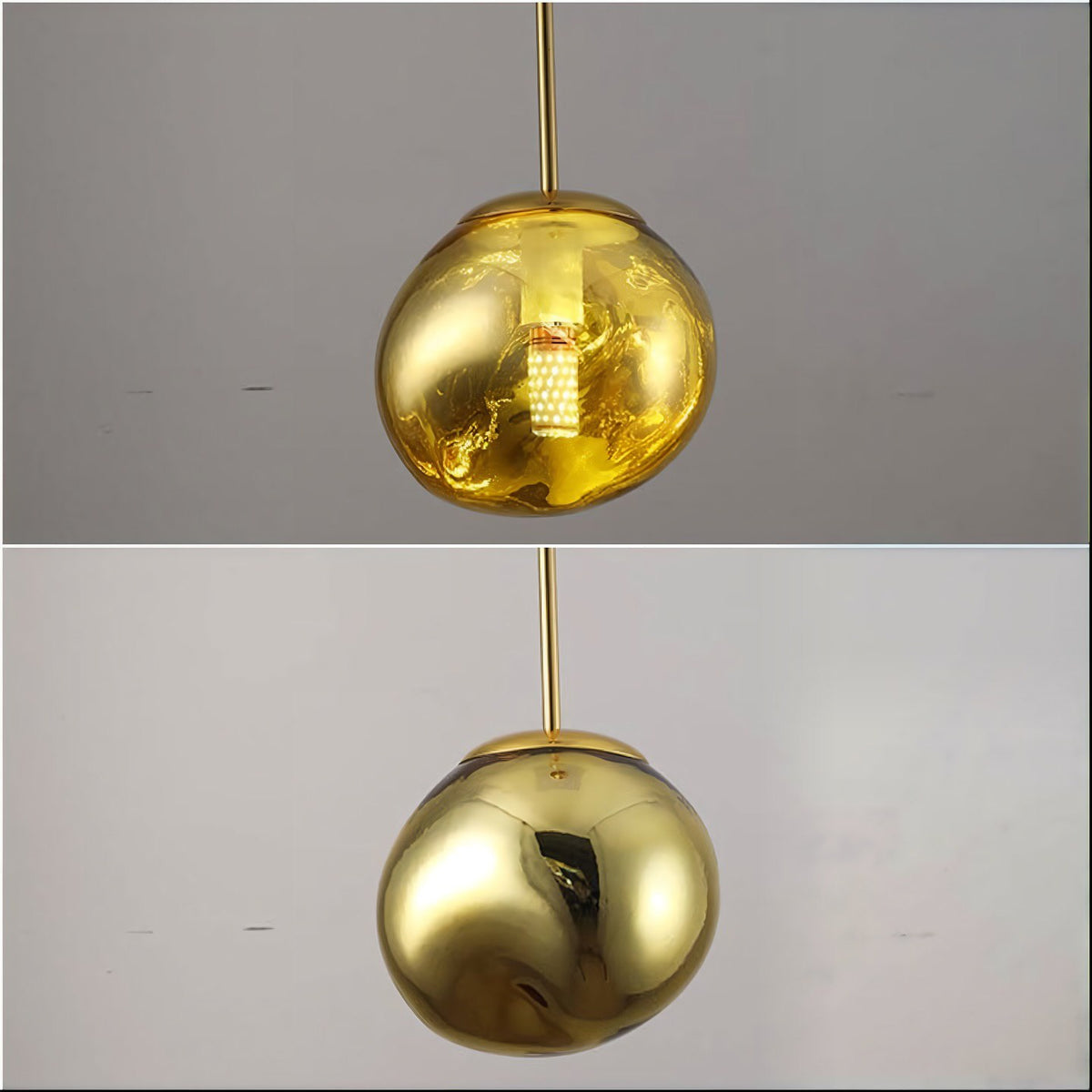 Підвісні світильники Melt plasm Hmax 1200 1xE27 D180 / D280 / D380 Gold 250122-200001398