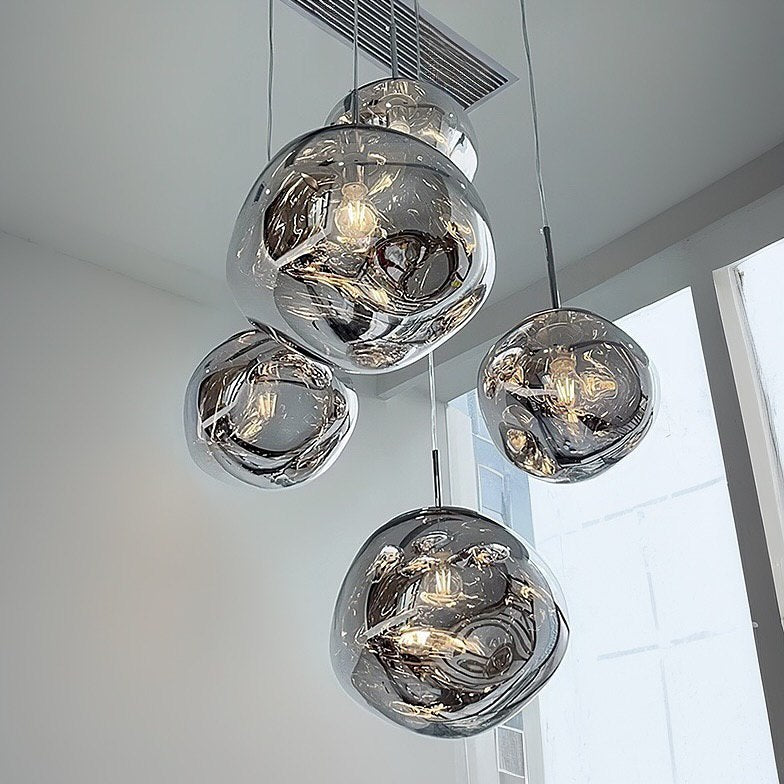 Підвісні світильники Melt plasm Hmax 1200 1xE27 D180 / D280 / D380 Chrome 241222-200001332