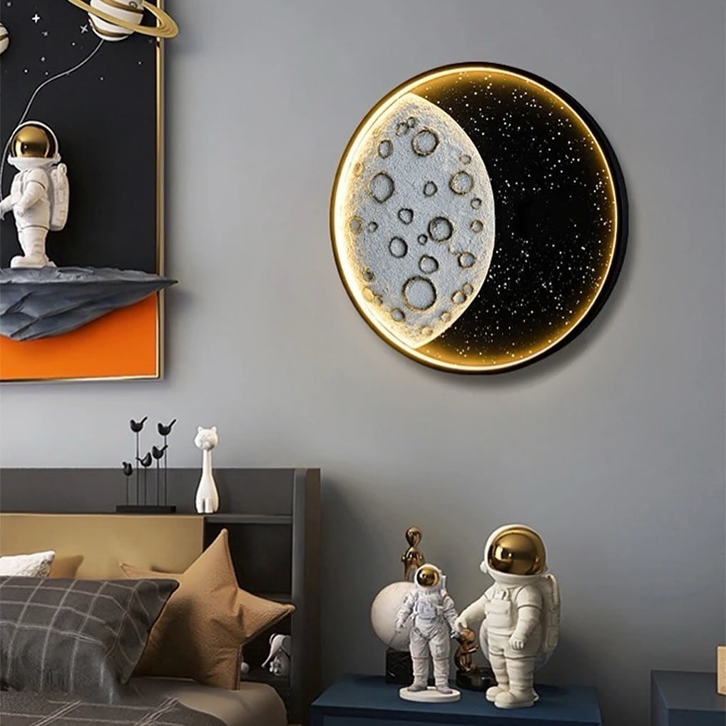 Настінний світильник Universe simple D500 Led 18W 3000K 4000K 6000K Black 250219-200001463