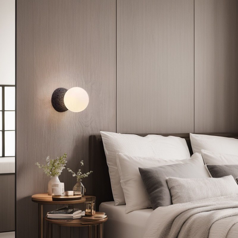 Настінний світильник Truzzo wall D150 1xG9 Black + White 241210-200001315