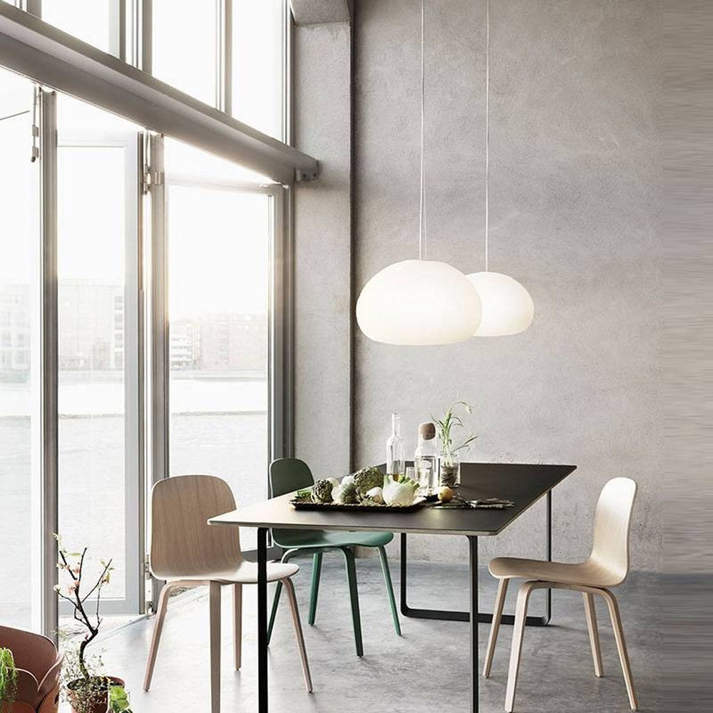 Підвісний світильник Cake D230 1xE27 Chrome + White 250118-200001434