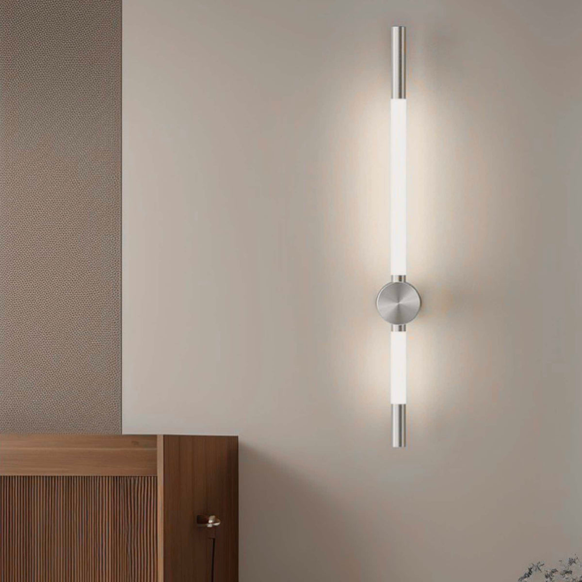 Настінний світильник Pipe line simple L600 Led 12W 3000K 4000K 6000K Chrome 250376-200001557