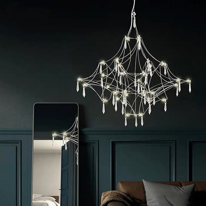 Підвісний світильник Rain D800 Led 19W 3000K 4000K 6000K Chrome 250118-200001435