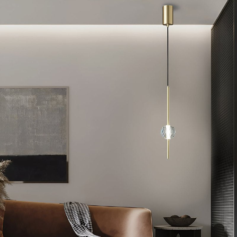 Підвісний світильник Bollo D-8см Led 10W 3000К + 4000К + 6000К Gold 250610-200001658