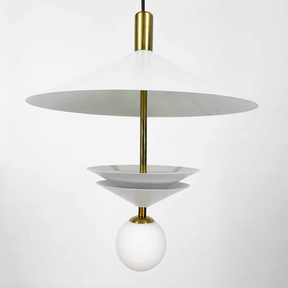 Підвісний світильник Mushroom D400 Led 5W 3000K 4000K 6000K White + Gold 250218-200001475