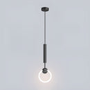 Підвісний світильник Glowing Ring broom D-20см Led 7W 4000K Black 250618-200001677