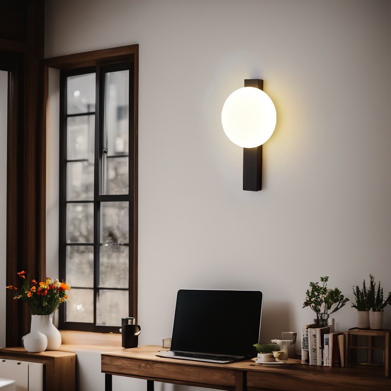 Настінний світильник Base white D160 Led 7W Black + White 241222-200001325
