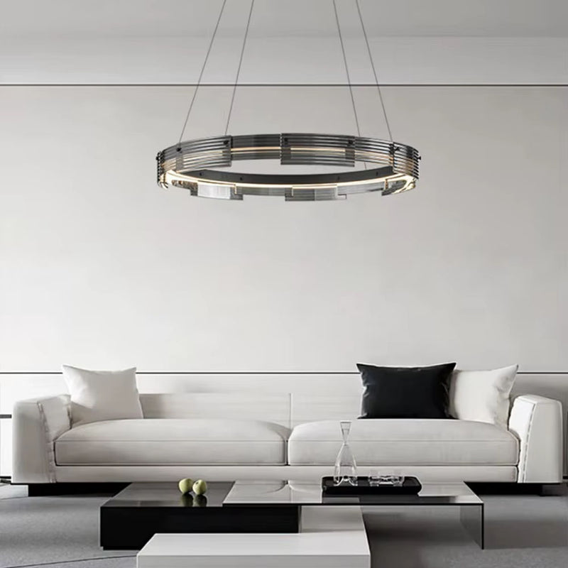 Підвісні світильники Restraint H(max) 1200 D600 Led 28W / D800 Led 37W 3000K 4000K 6000K Black 250318-200001553