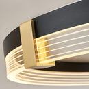 Стельовий світильник Simple circle D500 Led 58W 3000K 4000K 6000K Black 241018-200001099