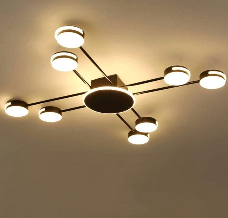 Стельовий світильник Супутник L960 Led 70W 3000K 4000K 6000K Black 240719-200001041