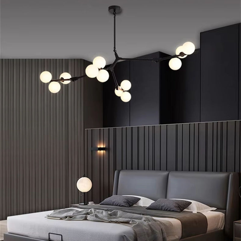 Підвісний світильник Berries H750 12xG9 Black + White 250118-200001438