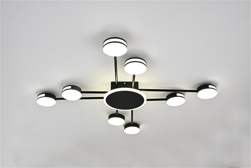 Стельовий світильник Супутник L960 Led 70W 3000K 4000K 6000K Black 240719-200001041