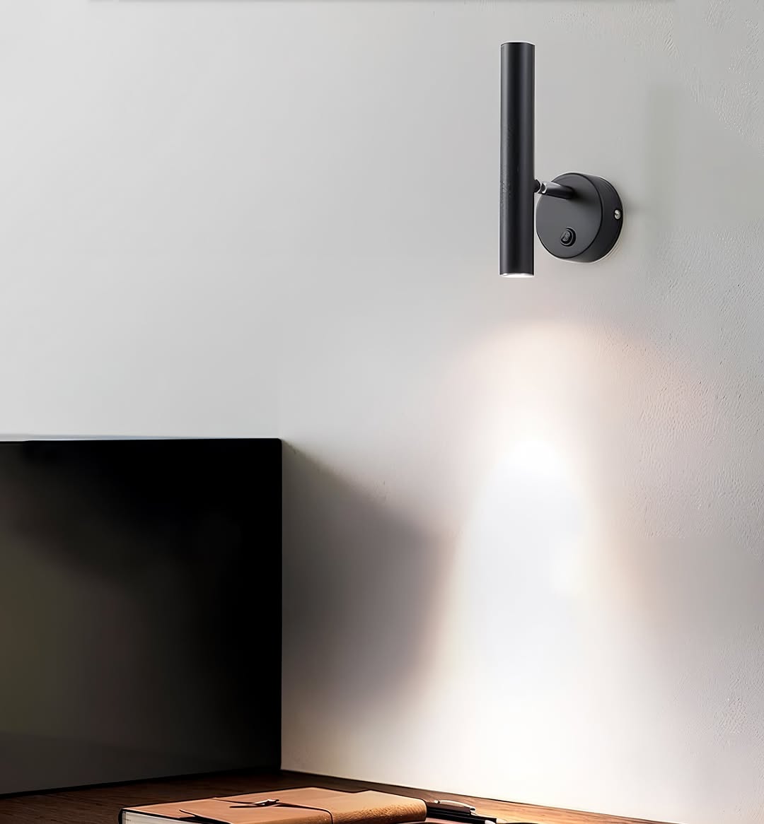 Настінний світильник Tube 2 tone silver H200 Led 5W 4000K Black + Chrome 250319-200001623