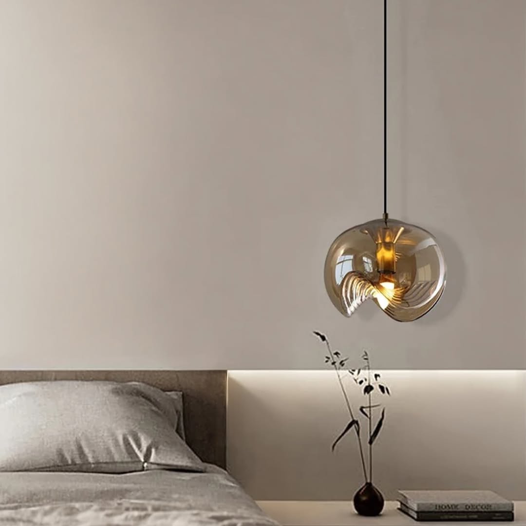 Підвісний світильник Wavy ball D250 1xE27 Amber 250222-200001515