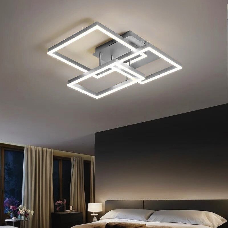 Стельові світильники Squares and rectangle L730 Led 120W 3000K 4000K 6000K Silver / Gold / Coffee 240719-200001017