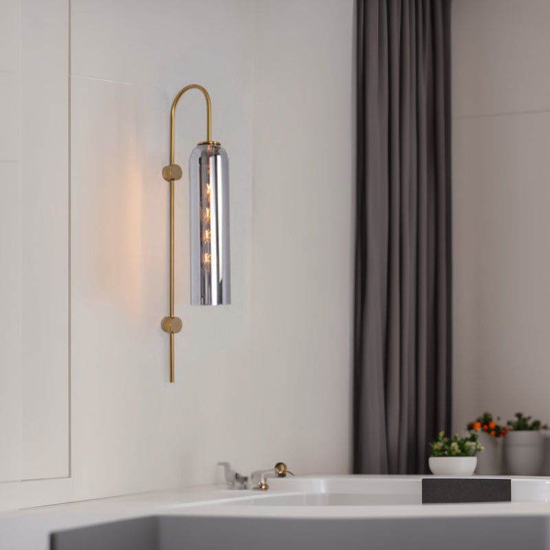 Настінний світильник White flower H770 Led 15W Gold +Grey 241222-200001331