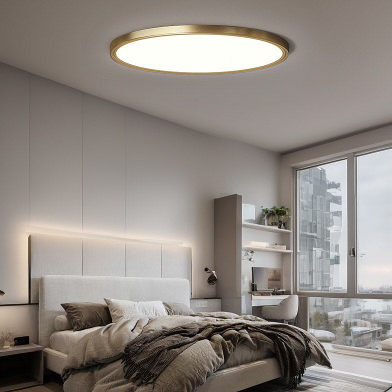 Стельові світильники Ceiling Ultra slim H25 3000K 4000K 6000K  D300 Led 18W / D400 Led 24W / D500 Led 36W Gold 241210-200001318