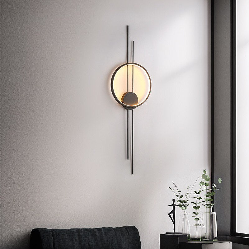 Настінні світильники Trinity ring D160 Led 18W Black / Gold 241222-200001324