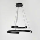 Підвісний світильник Ring black D400 + D600 led 117W 3000K 4000K 6000K Black 250218-200001522