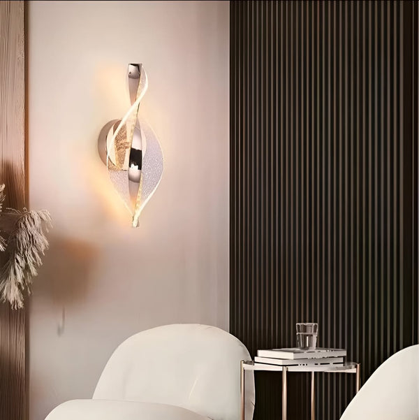 Настінний світильник Spiral jellyfish H-31см Led 11W 4000K Silver 250635-200001683