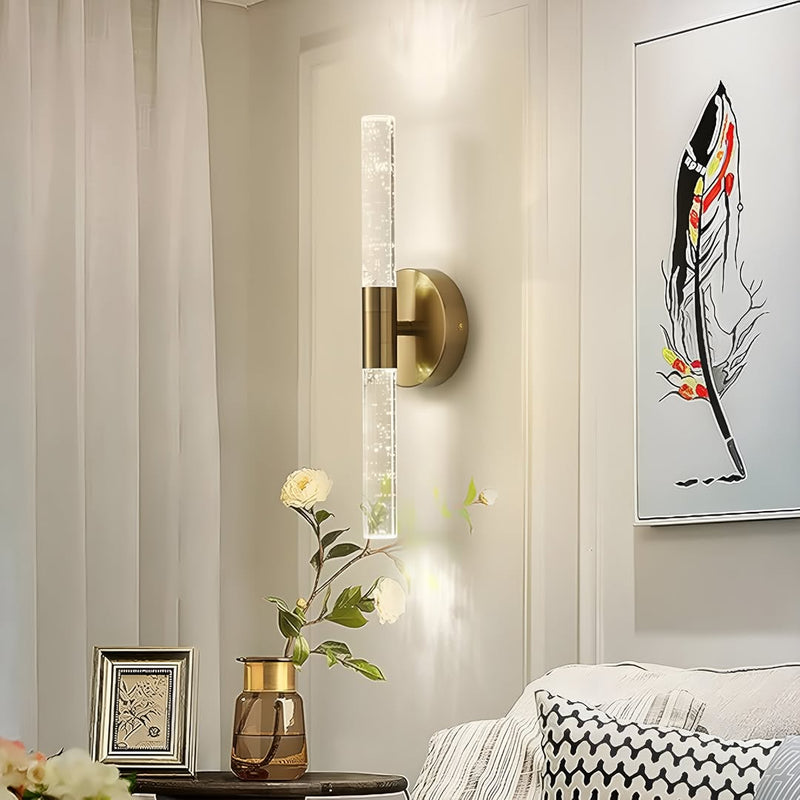 Настінний світильник Bubble Tube H-35 cm Led Gold AB Led 6W 4500K 250676-200001643