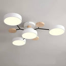 Стельові люстри Wooden Ceiling на 3+1 лампи D660 Led 48W 4100K White / Gray 231010-200000464