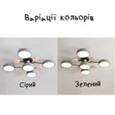 Стельові світильники Wooden ceiling 4+1 D760 Led 60W 4000K Gray / Green 231010-200000436