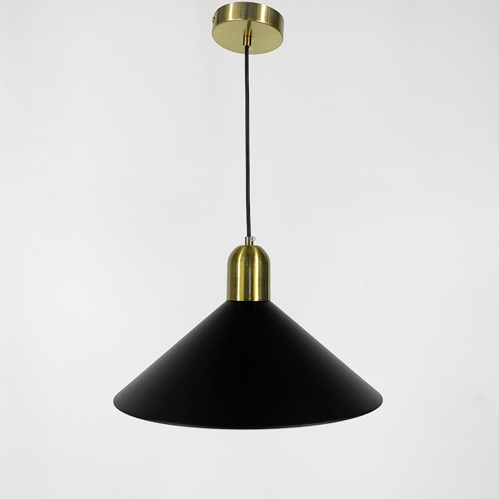 Підвісний світильник Simple D350 1xE27 Black + Gold 250218-200001501