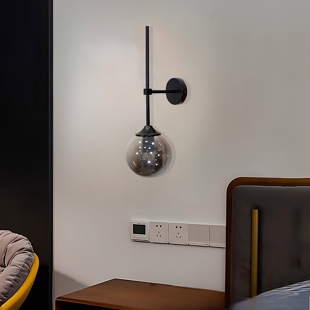 Настінний світильник Modo ball grey H50-см E27 Black + Graphit 250431-200001629