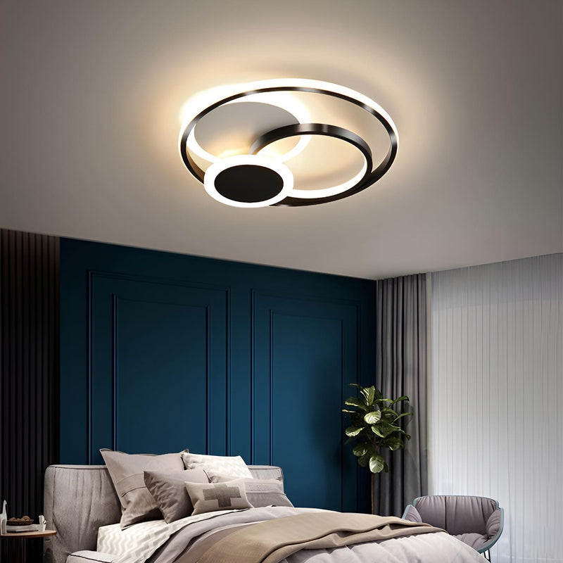 Стельові світильники Ceiling Smart Ring Trio D500 Led 100W 3000K-5000K Black+White / White 230860-200000283