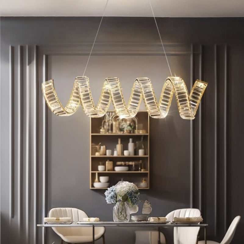 Підвісні світильники Diamond L1000 Led 80W 3000K 4000K 6000K Chrome / Gold 241222-200001335