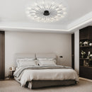 Стельовий світильник Fan lamp H80 D1160 Led 22W 3000K 4000K 6000K Black + Gold 250118-200001406