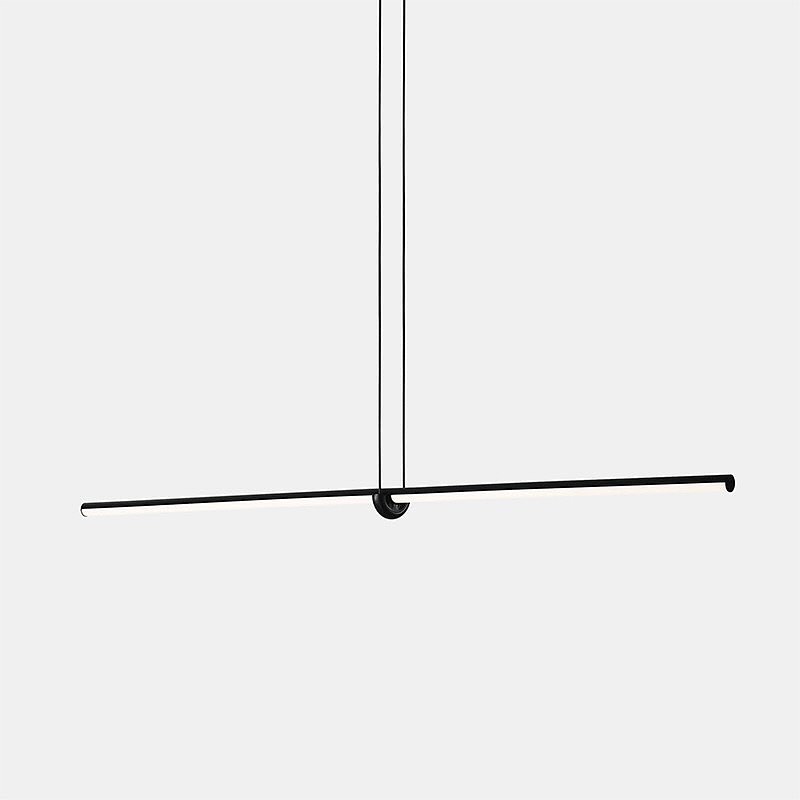 Підвісний світильник Long slim simple L1300 Led 38W 4000K Black 240110-200000709