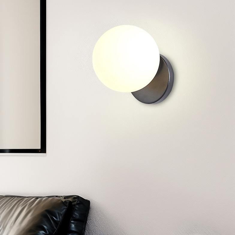 Настінний світильник Bollo circle D150 1xE27 Black 250376-200001614