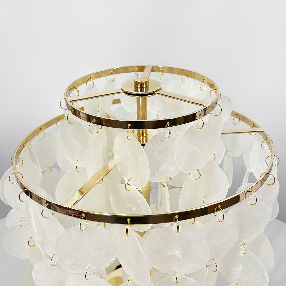 Настільний світильник Shell D270 2xE14 Gold + White 250118-200001452