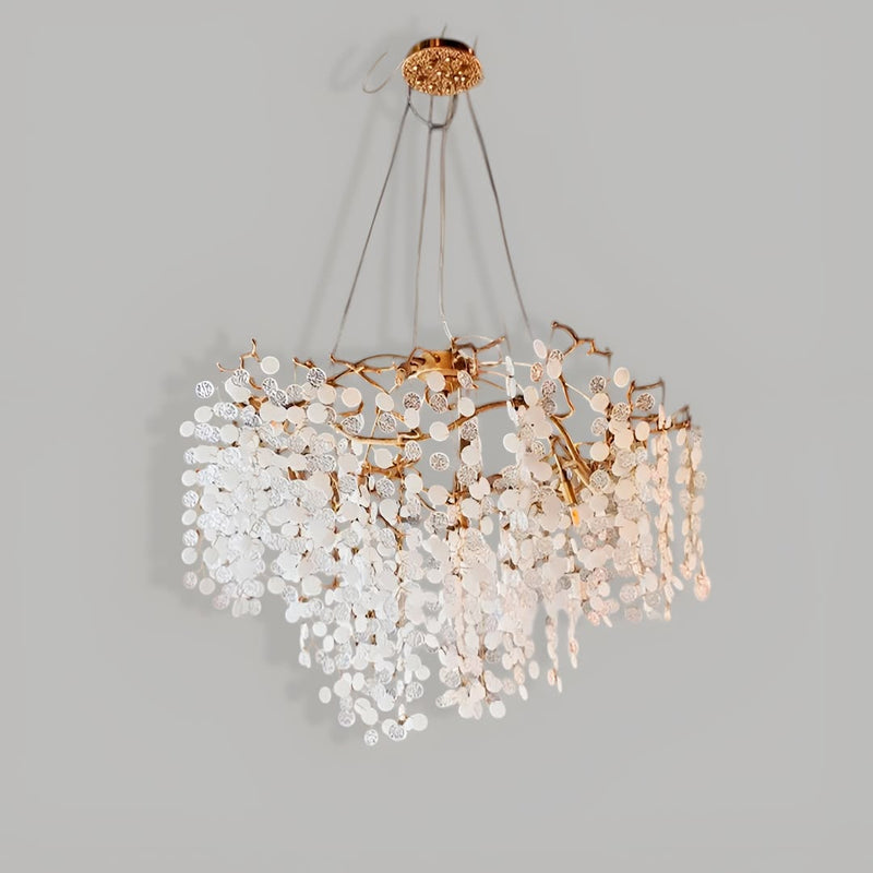 Підвісний світильник Nature D-80см 10xG9 Bronze + White 250610-200001684