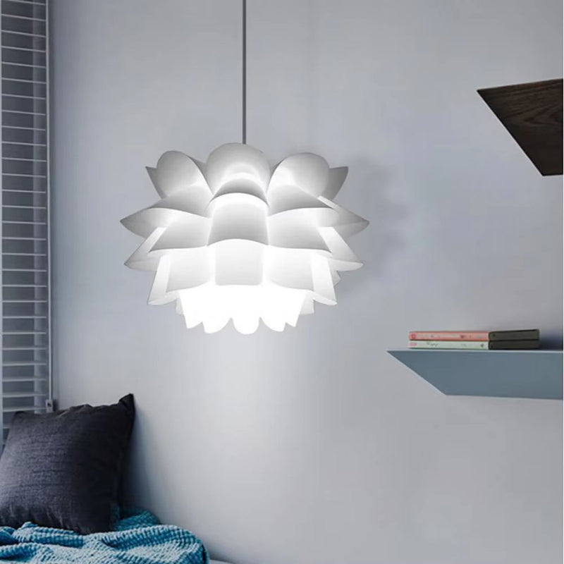 Підвісні світильники Flower H(max)1600 1xE27 D300 / D350 / D400 / D450 White 250118-200001411