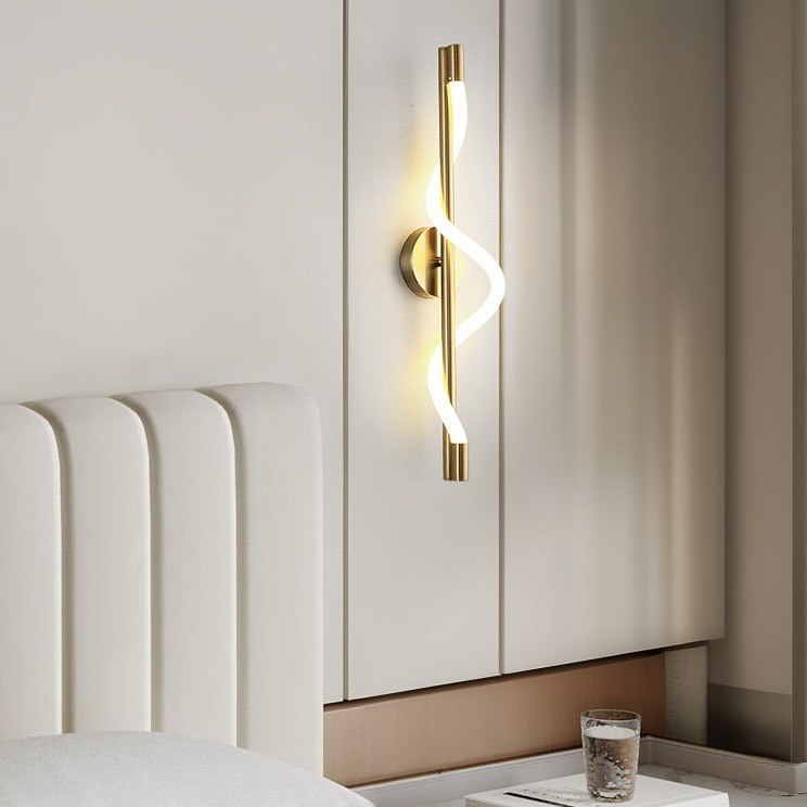 Настінний світильник Rope wall H560 Led 15W Gold + White 241222-200001333