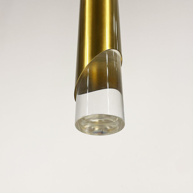 Підвісні світильники Tube clear H280 Led 5W 4000K Black / Gold 241018-200001213