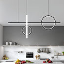 Підвісний світильник Black ideal geometry L1000 Led 55W 3000K 4000K 6000K Black 241010-200001104