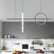 Підвісний світильник Black ideal geometry L1000 Led 55W 3000K 4000K 6000K Black 241010-200001104