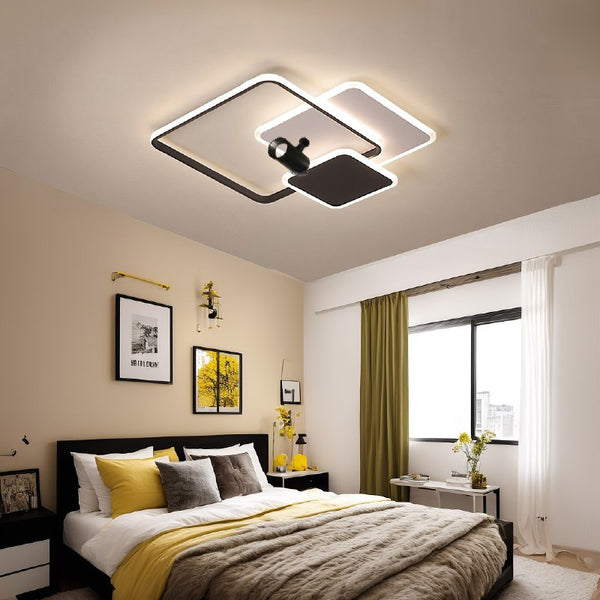 Стельовий світильник Double ceiling spot L515 Led 95W 3000K 4000K 6000K Black + White 240675-200000956