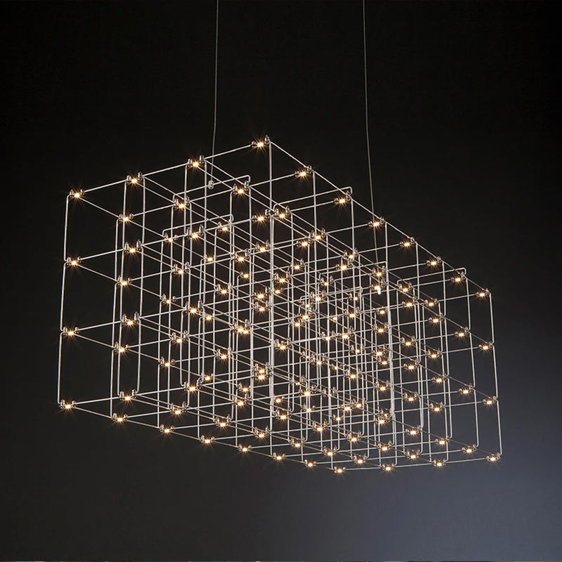 Підвісні світильники Rain lamp H(max) 2300 Led 43W L720 / L1000 / L1200 Chrome 250218-200001531
