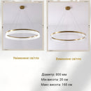 Підвісні світильники Rimy single gold H(max) 1650 4000K Gold D400 Led 16W / D600 Led 22W / D800 Led 30W 240918-200001086