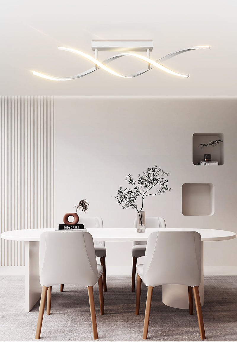 Стельові світильники Gemo Wave L930 Led 36W 4000K Black / White / Gold 241036-200001134