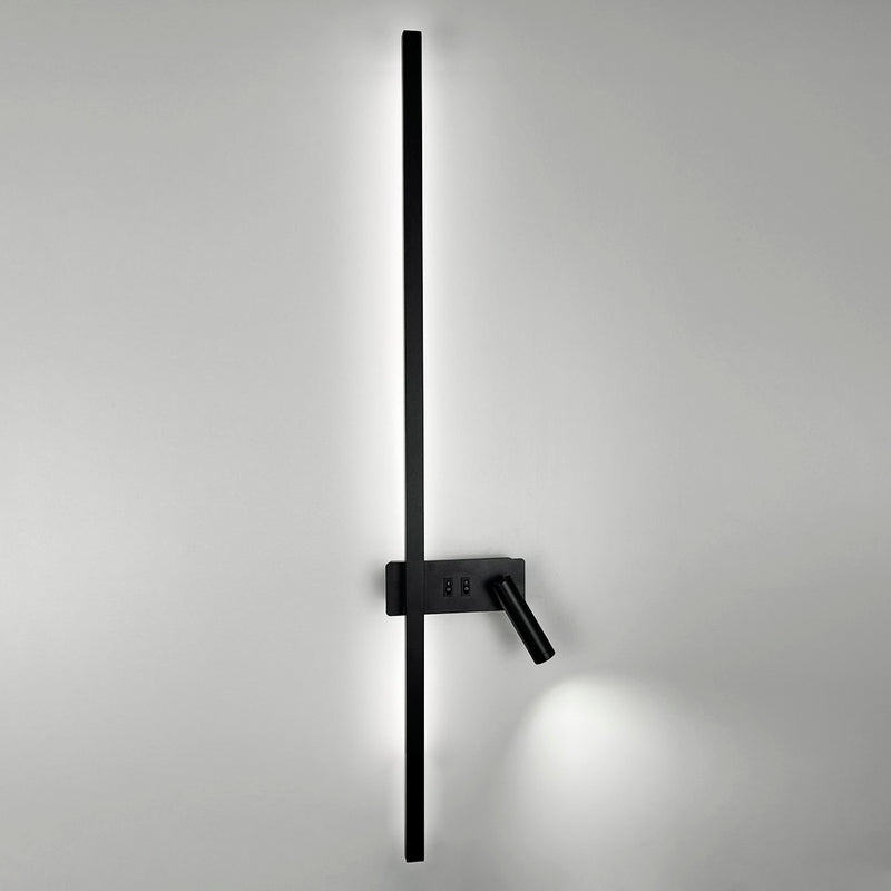 Настінні світильники Strong line spot H1200 Led 22W + 4W 4000K Left / Right Black 250318-200001574
