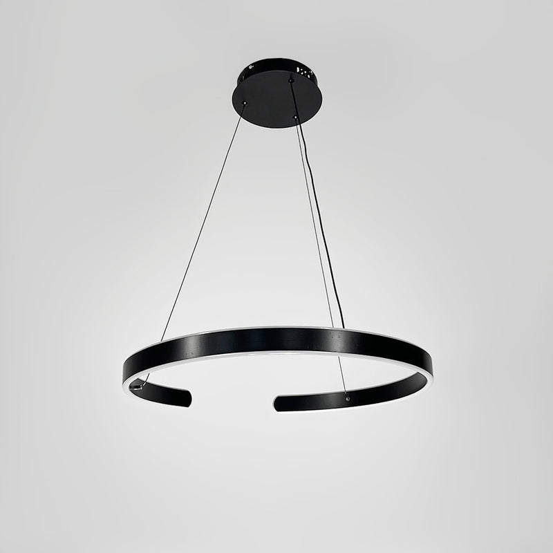 Підвісний світильник Round D600 Led 79W 3000K 4000K 6000K Black 250218-200001528
