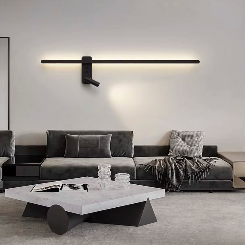 Настінні світильники Strong line spot H1200 Led 22W + 4W 4000K Left / Right Black 250318-200001574