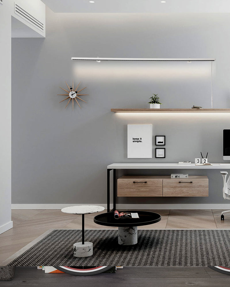 Настінні лінійні світильники Line XL wall L1200 Led 20W 4000K Black / White 241036-200001173